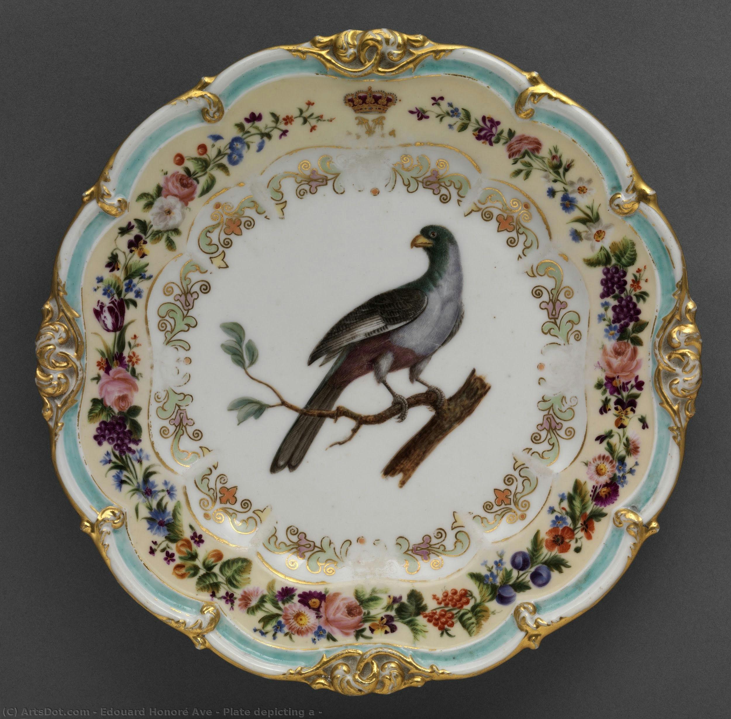 Plate Depicting A — Эдуар Оноре Аве