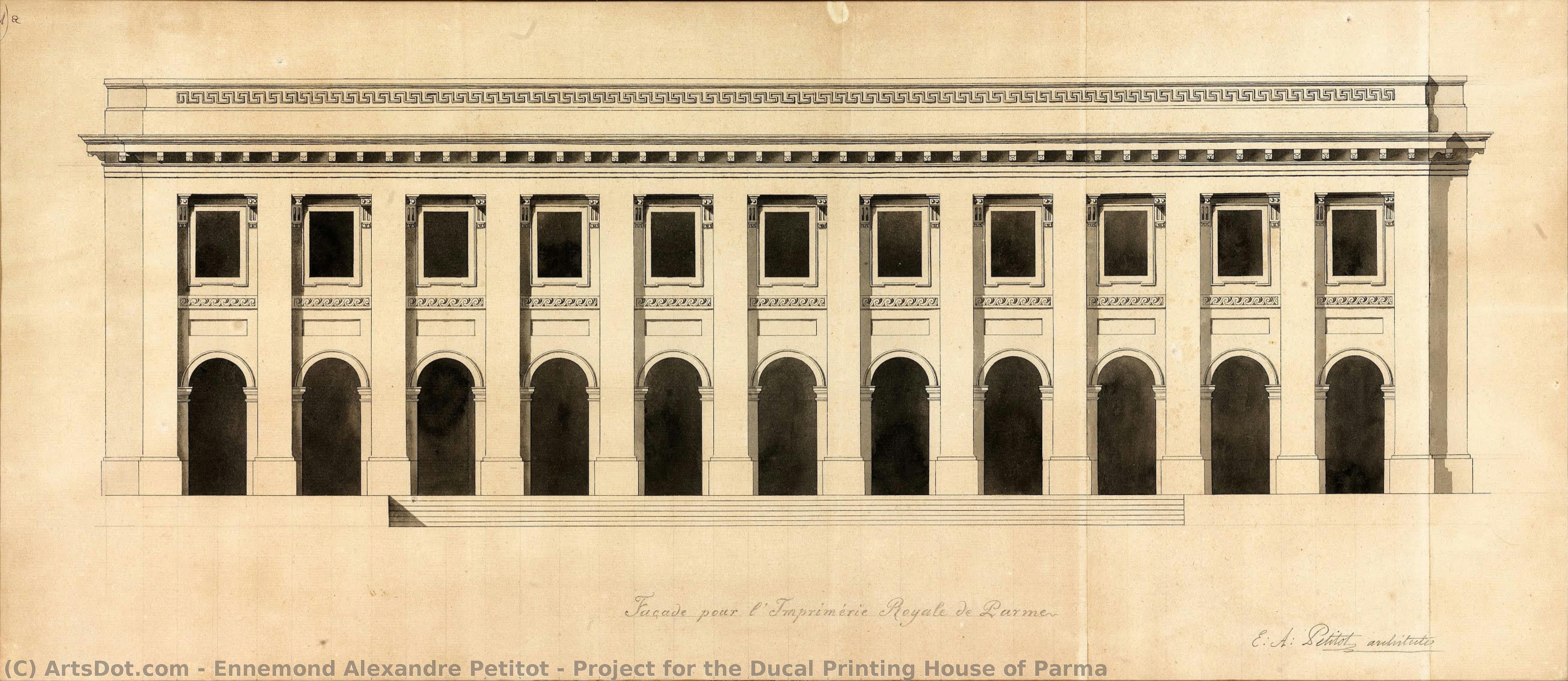 Project For The Ducal Printing House Of Parma — Ennemond Alexandre Petitot