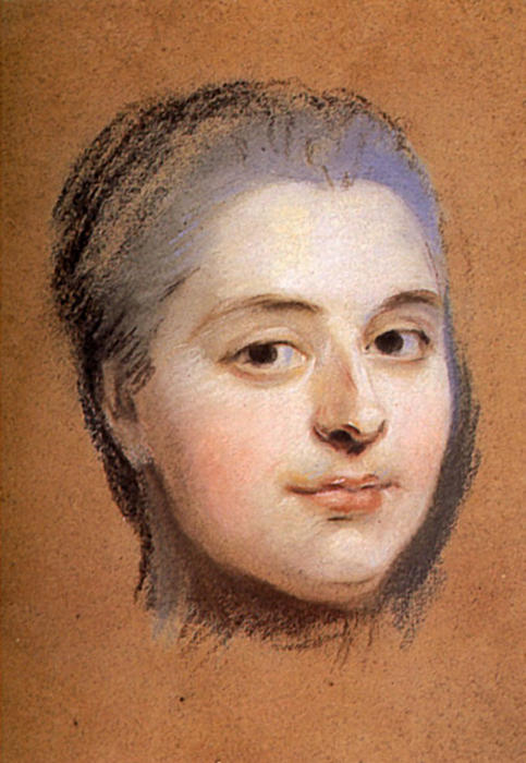 Study Of The Portrait — Maurice Quentin De La Tour