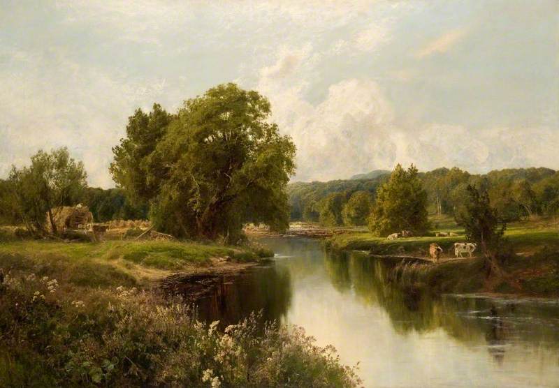 Weeds By The River Dart — John Clayton Adams