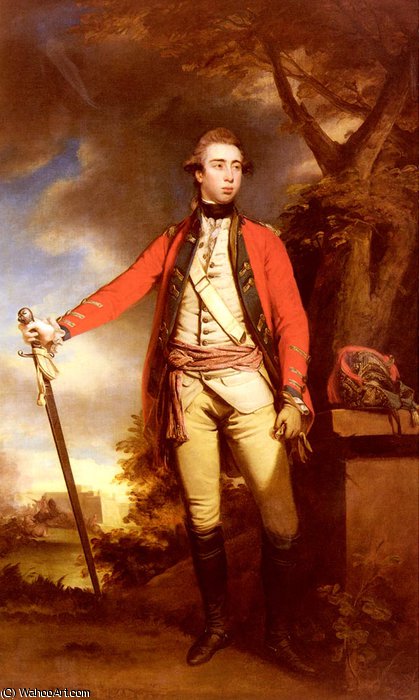 Portrait Of George Townshend Lord Ferrers — Sir Joshua Reynolds