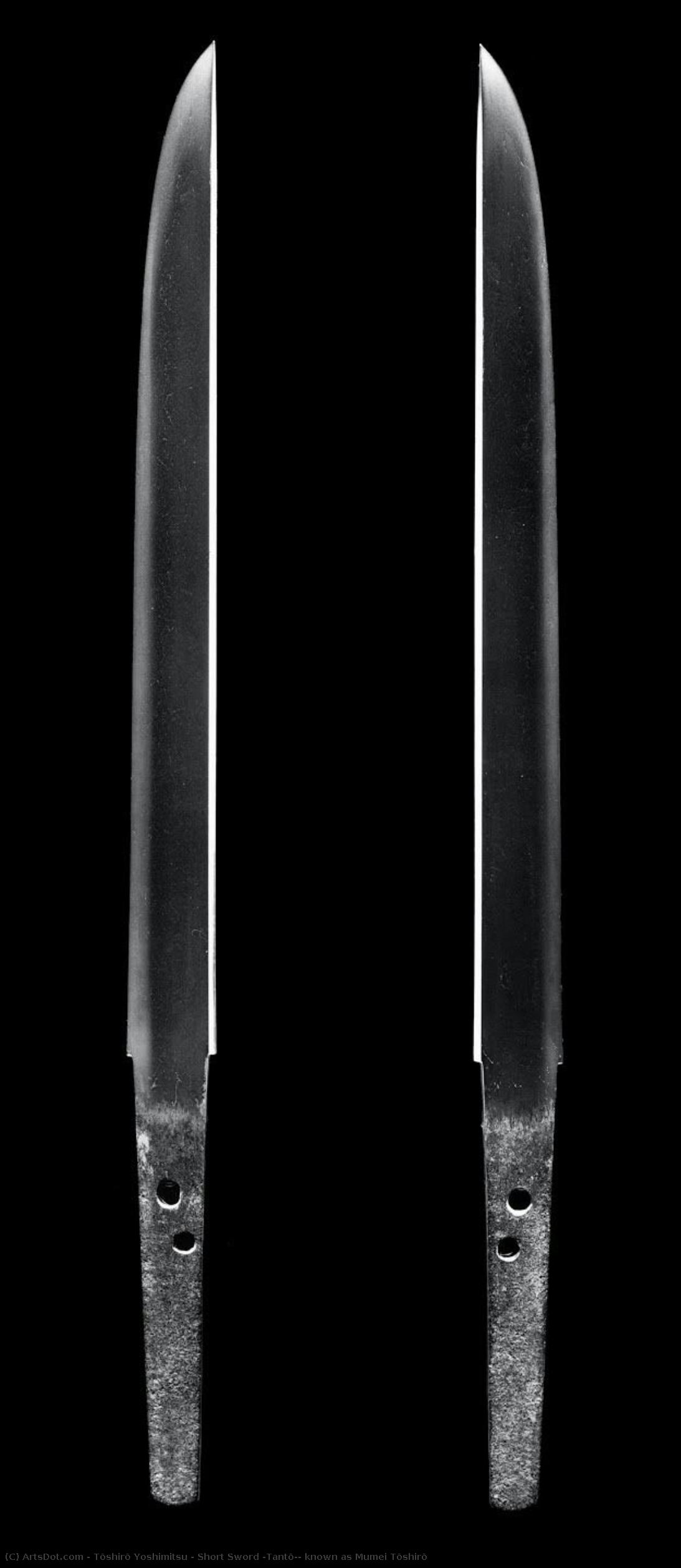 Short Sword (tantō), Known As Mumei Tōshirō — Tōshirō Yoshimitsu