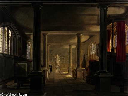 Interior Of The Law School, Cambridge — Frederick Mackenzie