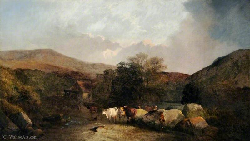 Landscape With Cattle — George Shalders