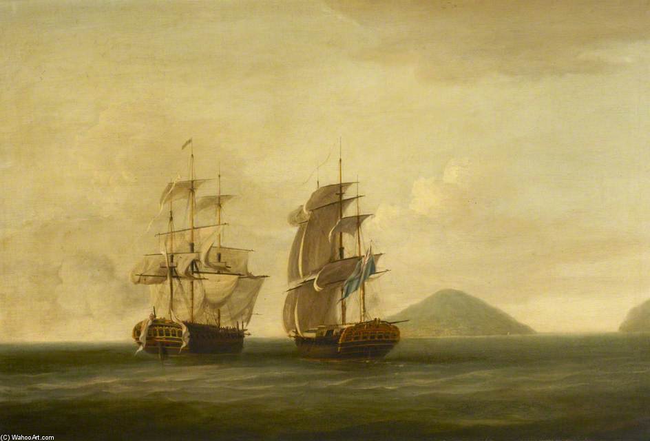 Hms 'pearl' Capturing The 'esperance' — ドミニク・セレス
