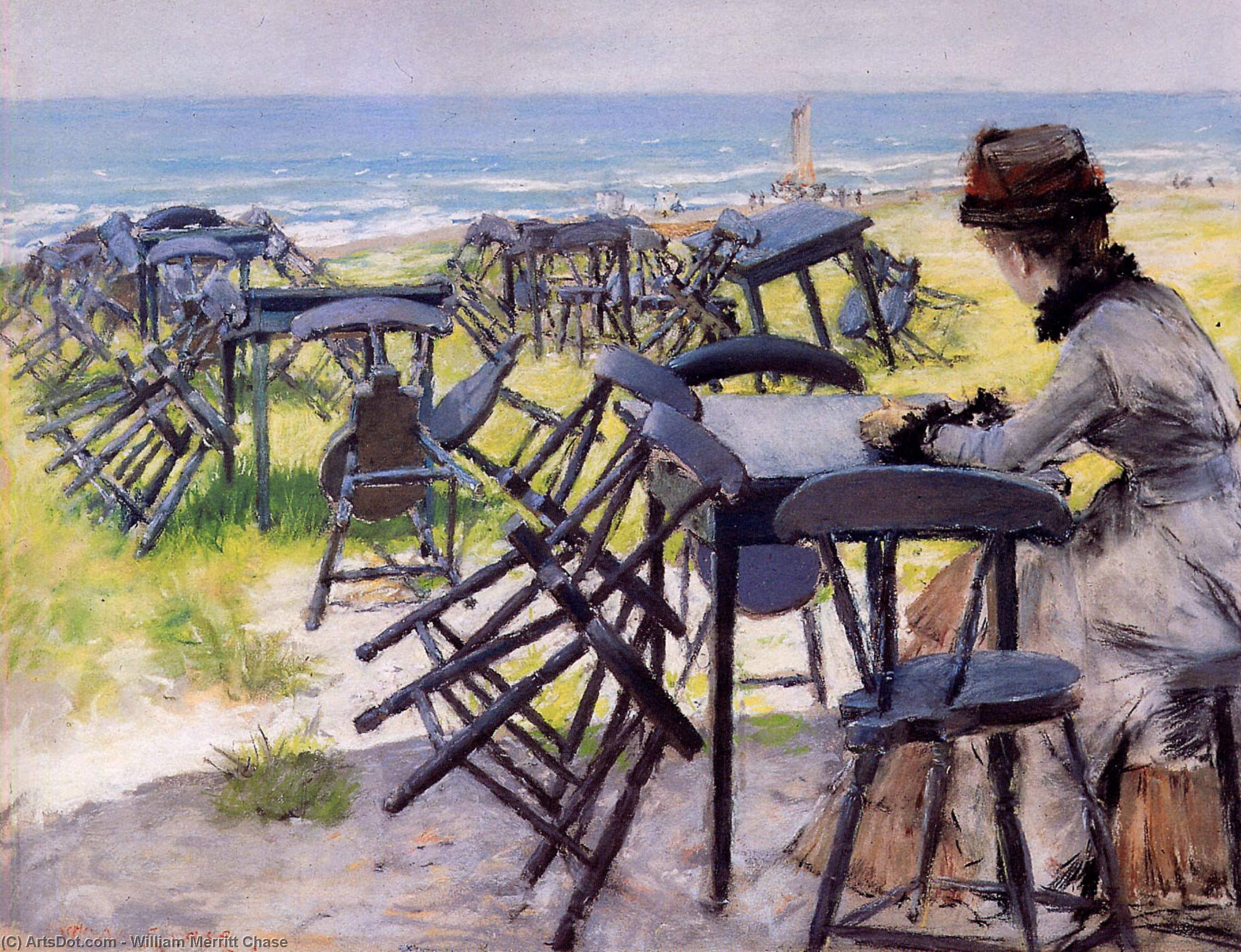 End Of The Season Sun — William Merritt Chase