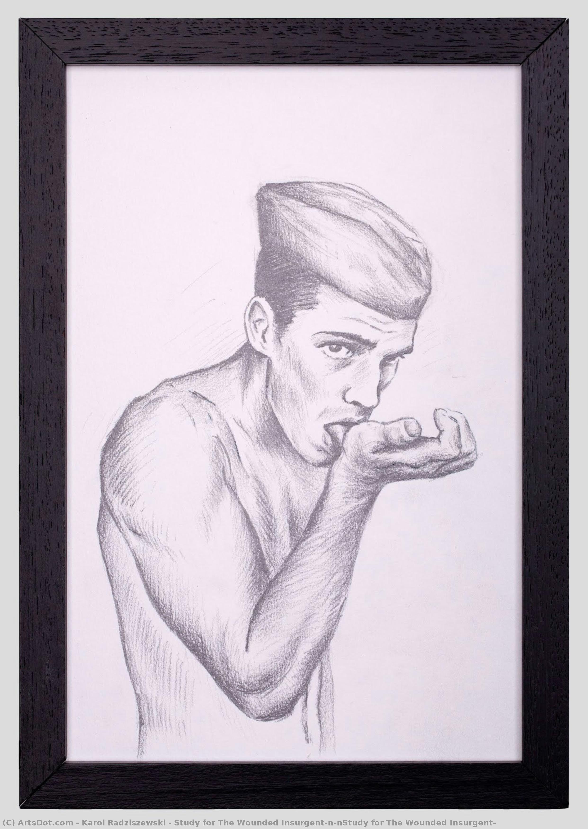 Study For The Wounded Insurgent\n\nstudy For The Wounded Insurgent” — Karol Radziszewski