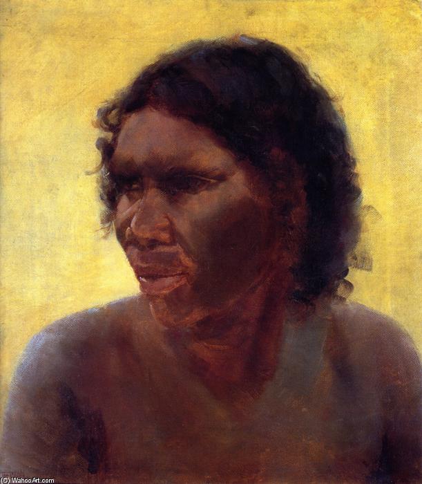 Portrait Of An Aboriginal Woman (maria Yulgilbar) — Thomas William Roberts