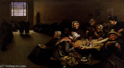 A Scene In The Westminster Union — Sir Hubert Von Herkomer