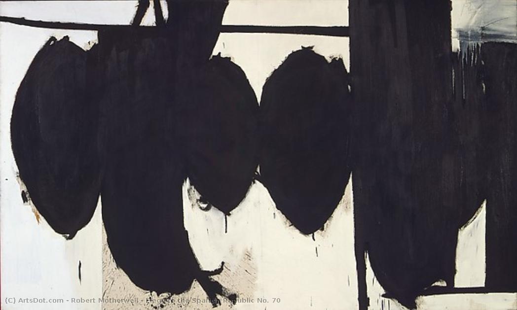 Elegy To The Spanish Republic No. 70 — Robert Motherwell