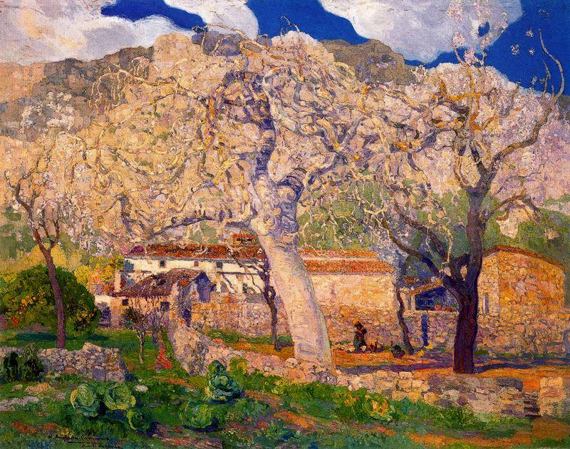 The Fig Tree In The Garden, Winter. Majorca — Hermen Anglada Camarasa