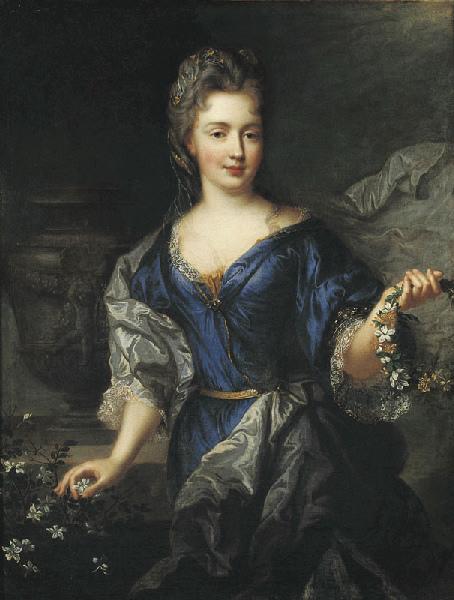 Portrait De Marie Anne De Bourbon, Princesse De Conti — Jean François De Troy