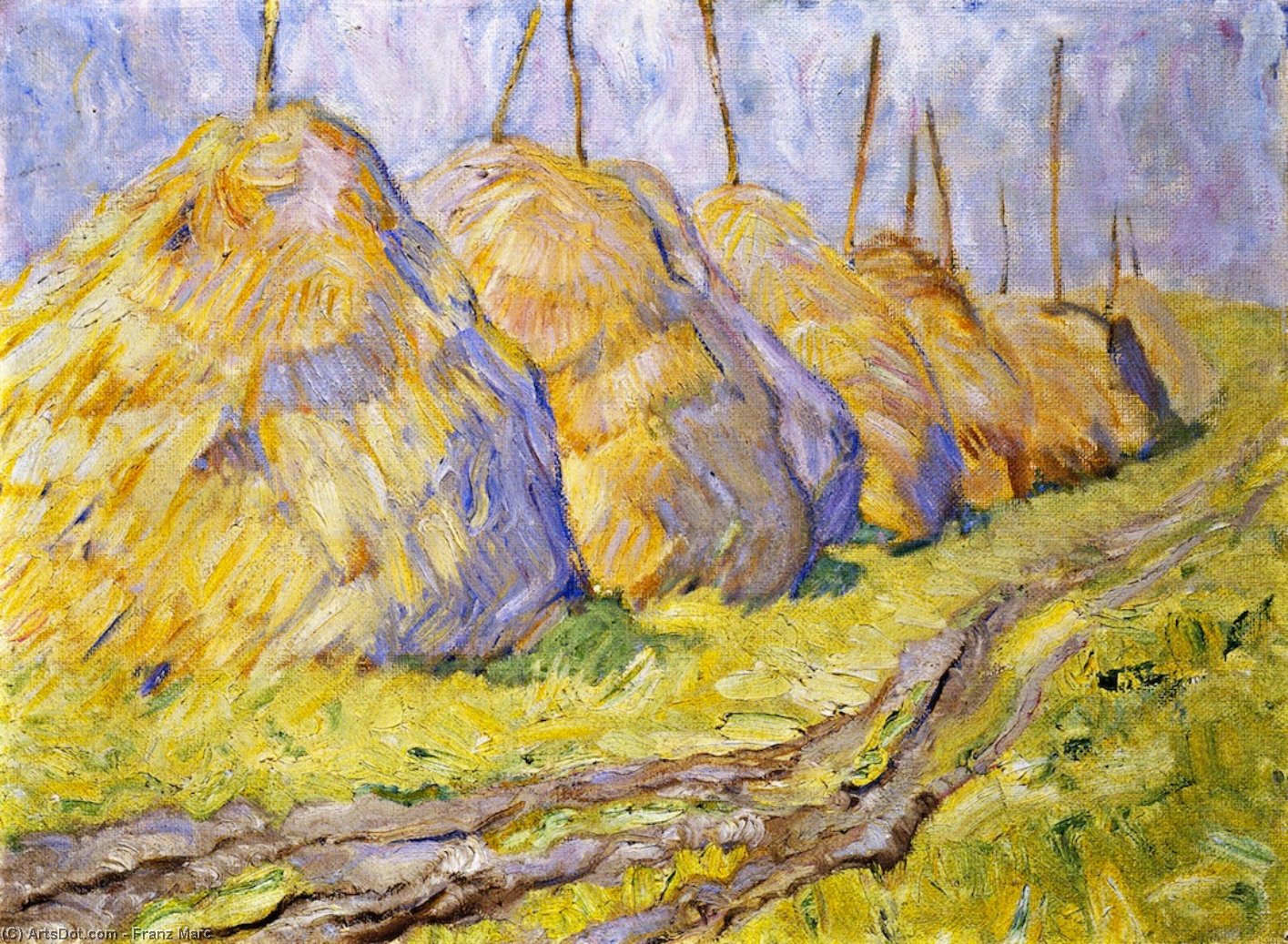 Reed-stacks — Франц Марк
