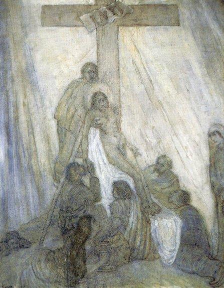 La Tranquille Et Sereine La Descente De La Croix — James Ensor