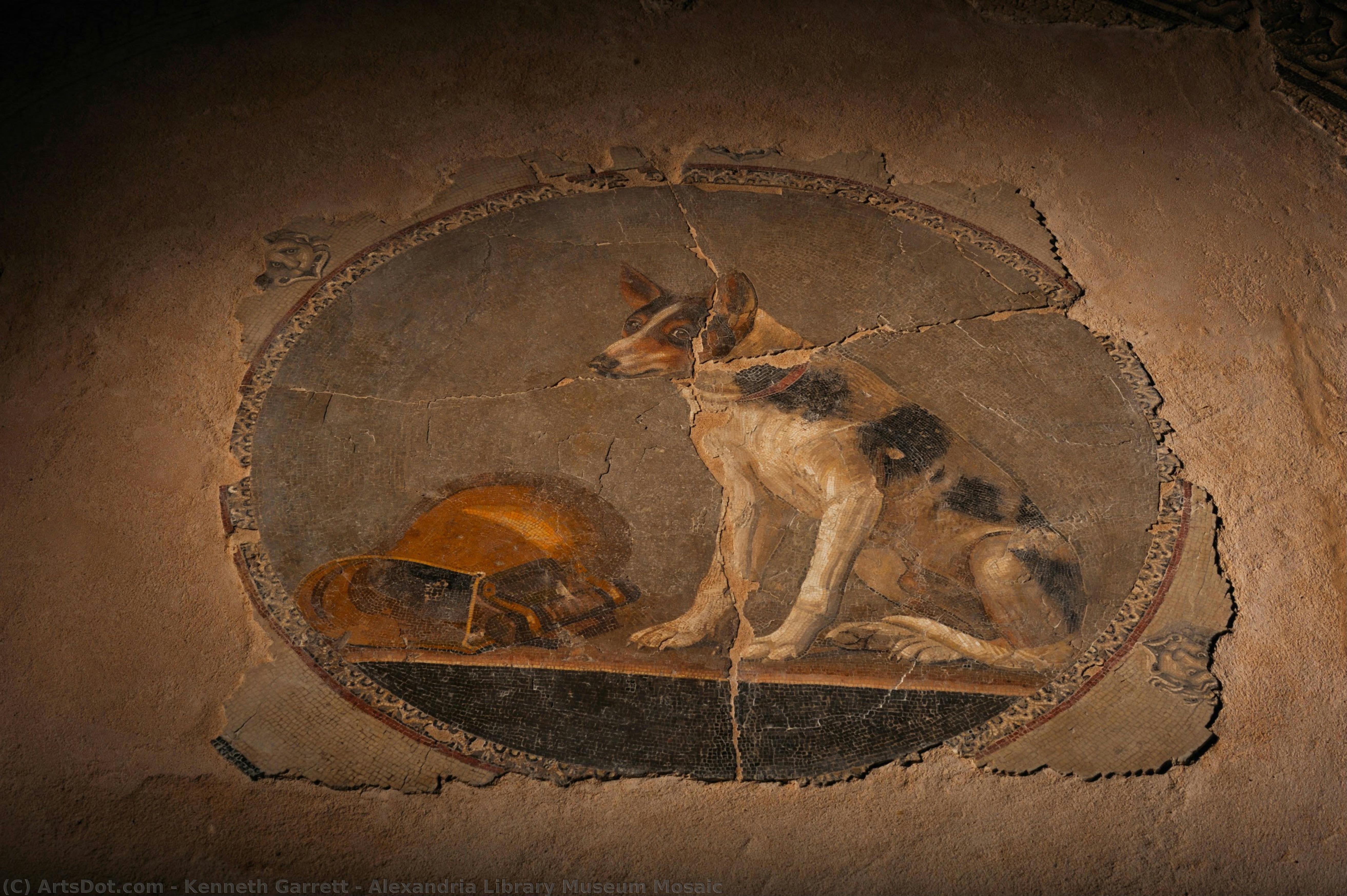 Alexandria Library Museum Mosaic — Kenneth Garrett