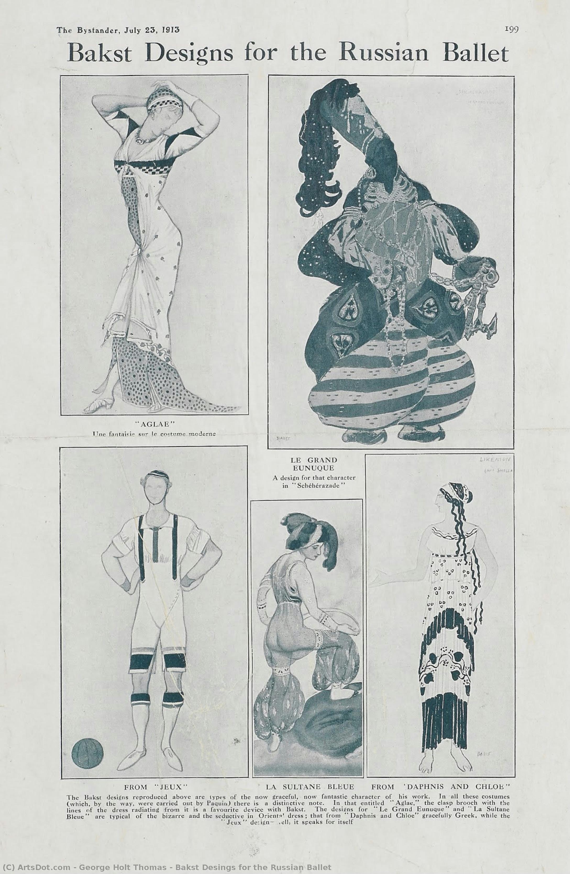 Bakst Desings For The Russian Ballet — George Holt Thomas