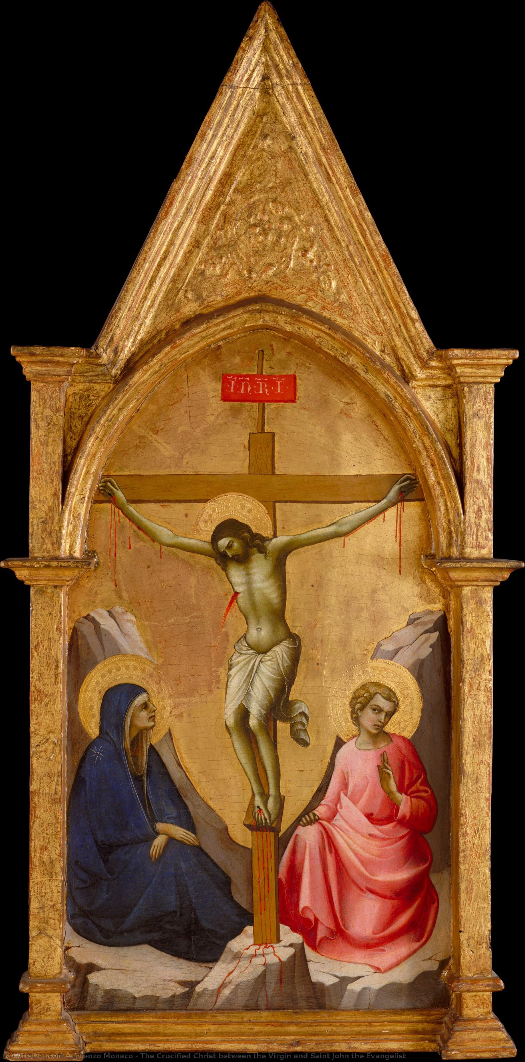 The Crucified Christ Between The Virgin And Saint John The Evangelist — Лоренцо Монако