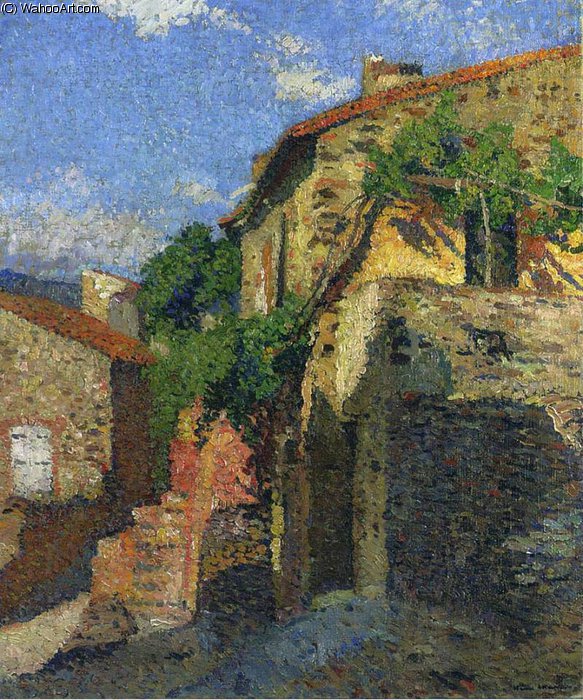 Houses At Collioure — Henri Jean Guillaume Martin