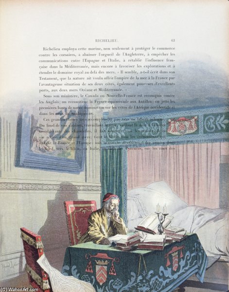Armand-jean Du Plessis, Cardinal De Richelieu — Maurice Leloir