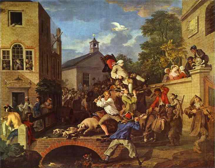 Chairing The Member — William Hogarth
