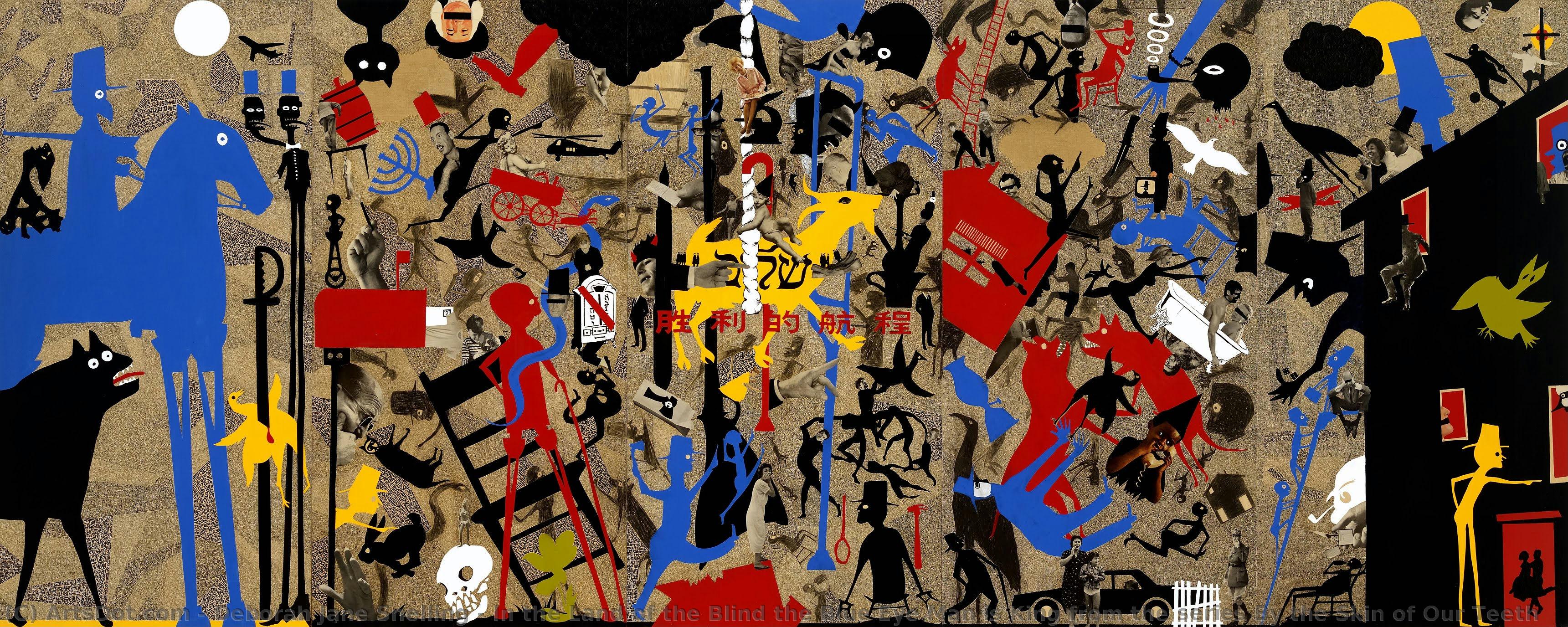 In The Land Of The Blind The Blue Eye Man Is King From The Series By The Skin Of Our Teeth — Deborah Jane Snelling