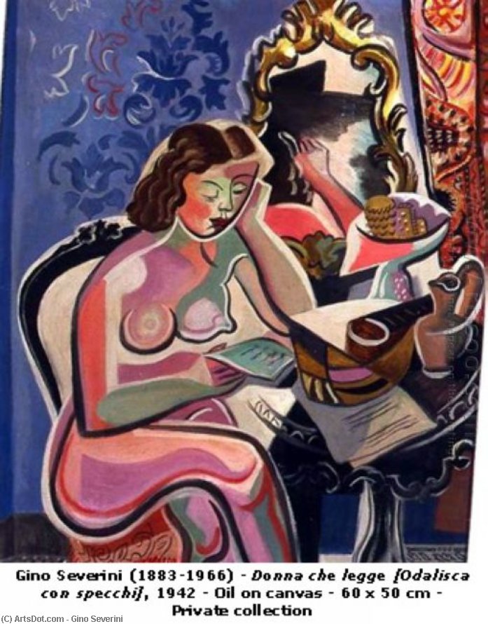 Odalisque With Mirrors — Гино Сэверини