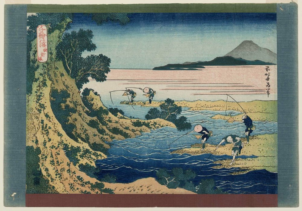 Fly-fishing — Katsushika Hokusai