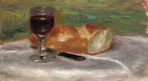 Le Verre De Vin — Pierre-auguste Renoir