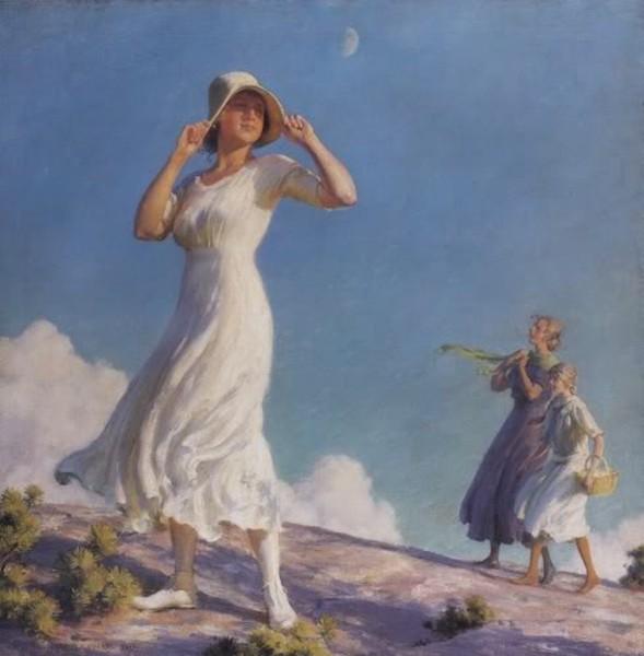 Ladies On A Hill (also Known As High Country) — Charles Courtney Curran