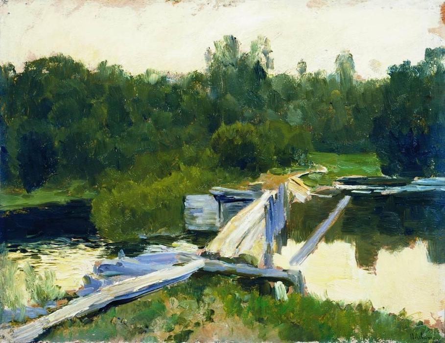 By The Whirlpool — Исаак Ильич Левитан
