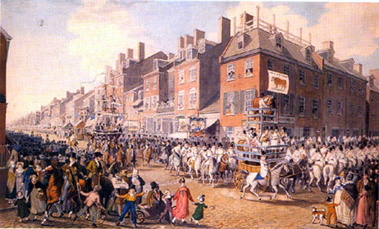Parade Of The Victuallers — John Lewis Krimmel