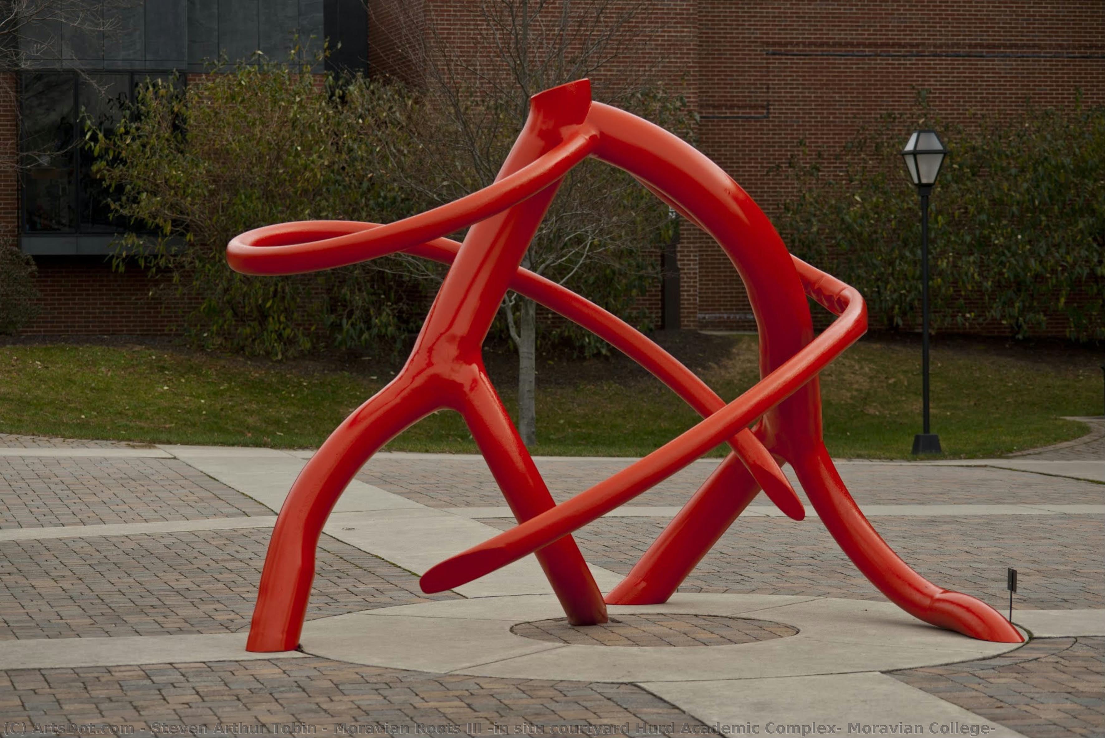 Moravian Roots Iii (in Situ Courtyard Hurd Academic Complex, Moravian College) — Steven Arthur Tobin