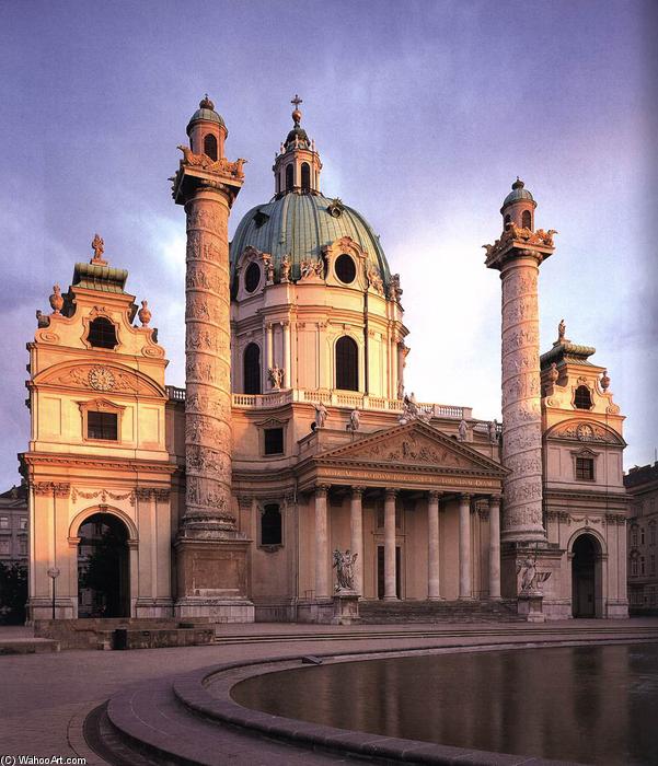 View Of The Exterior — Johann Bernhard Fischer Von Erlach