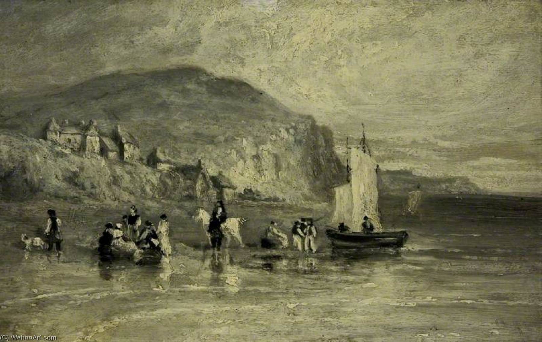 Coast Scene Near Hastings — Дэвид Кокс (старший)