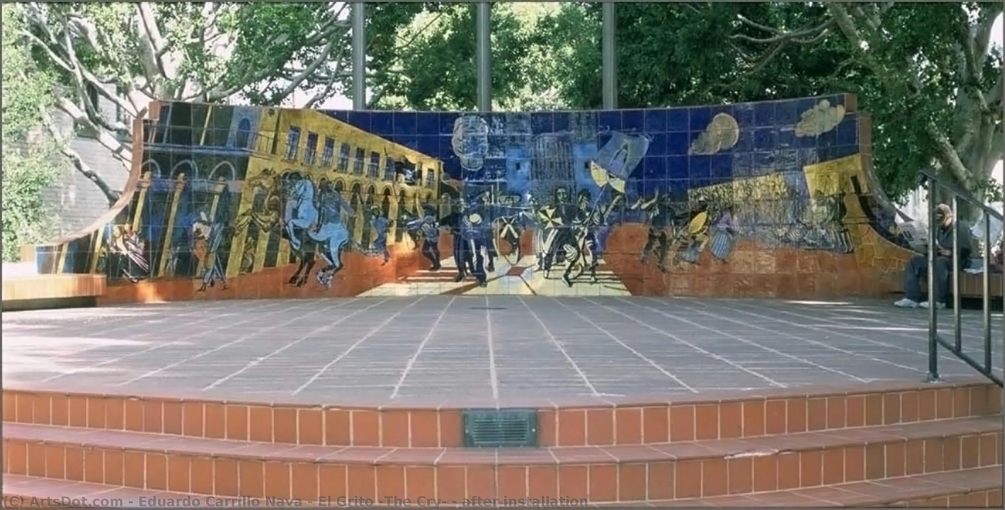 El Grito (the Cry) - After Installation — Eduardo Carrillo Nava