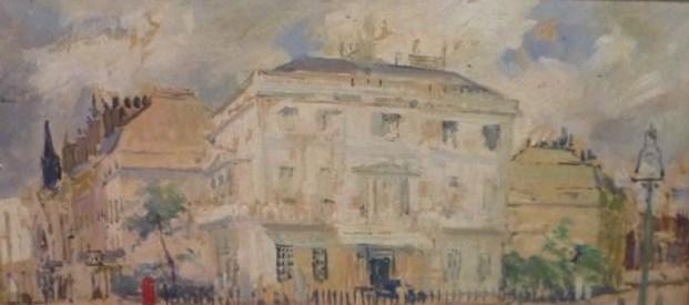 London, Belgrave Square The White House — Jacques-émile Blanche