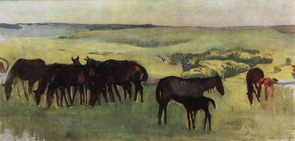 A Herd Of Horses — Zinaida Serebriakova
