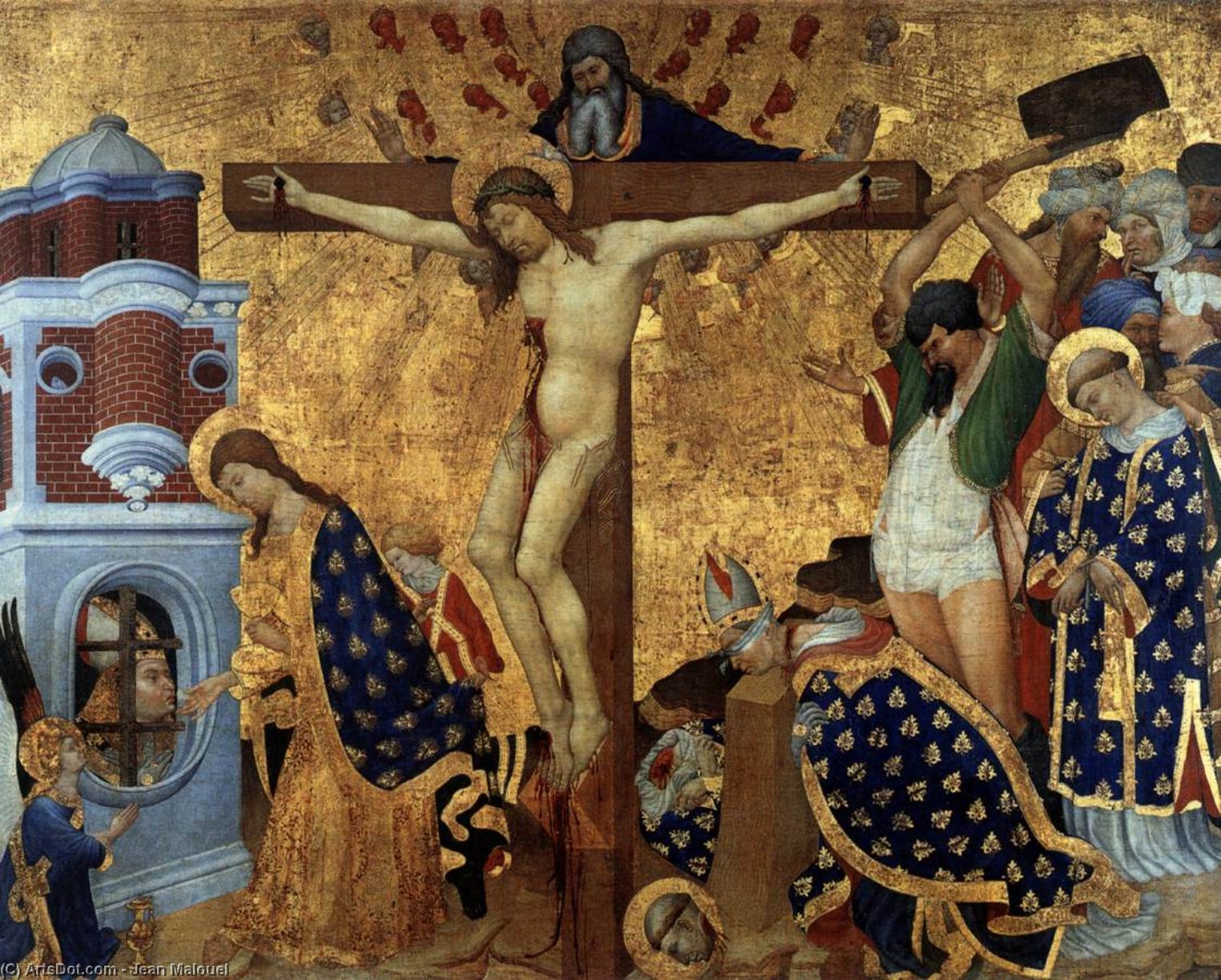 Calvary And The Martyrdom Of St Denis — Jean Malouel