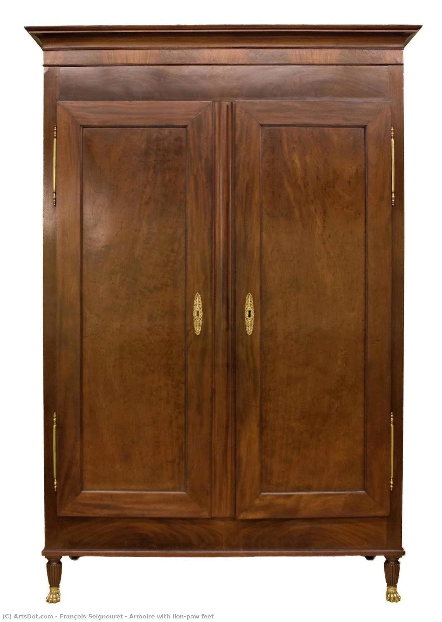Armoire With Lion-paw Feet — François Seignouret