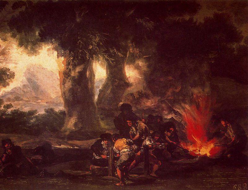 A Gunpowder Factory — Francisco José De Goya Y Lucientes