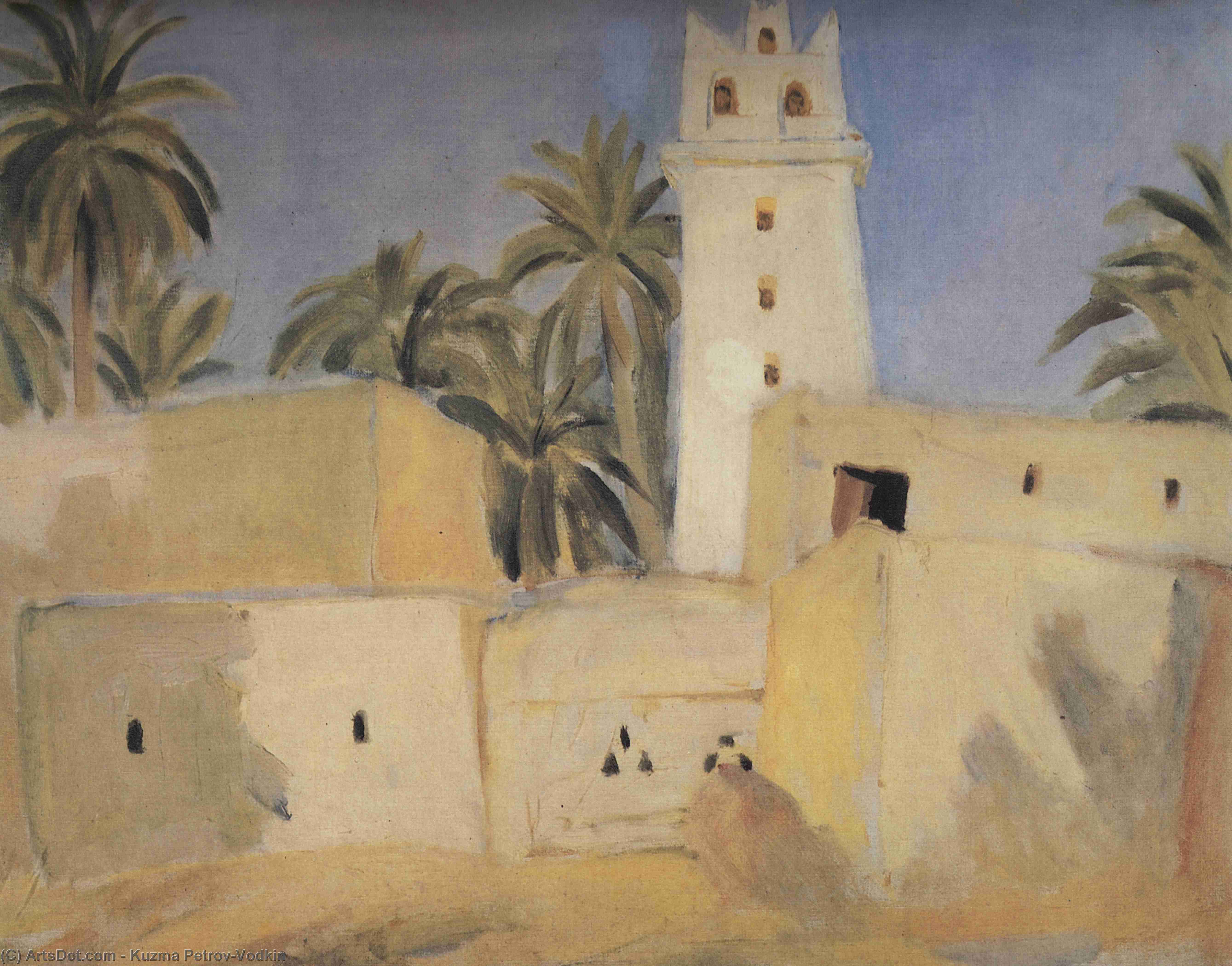 Negro Village — Kuzma Petrov-vodkin