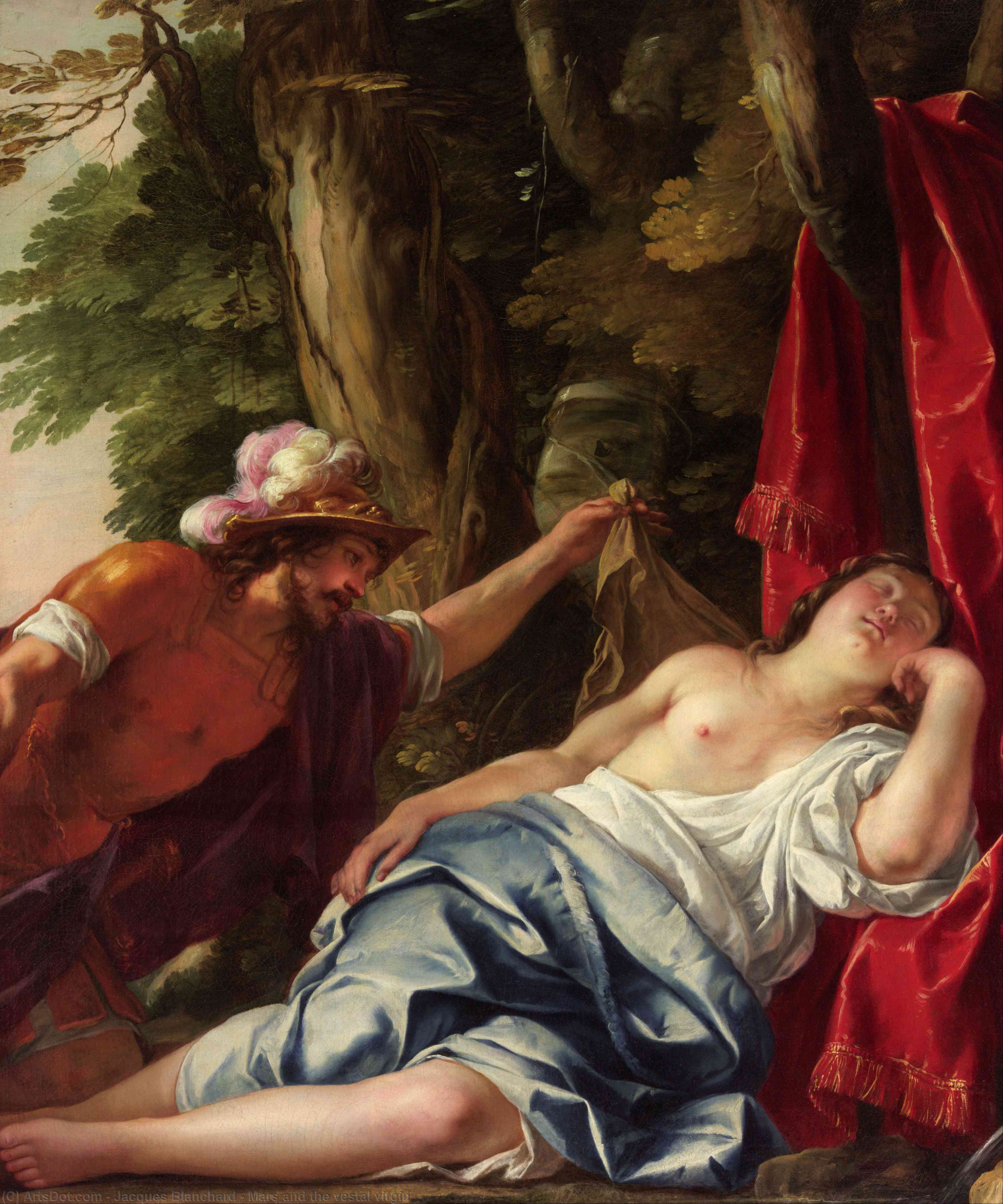 Mars And The Vestal Virgin — Жак Бланшар