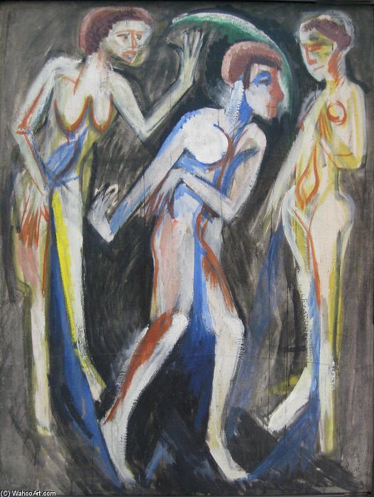 The Dance Between The Women — Ernst Ludwig Kirchner