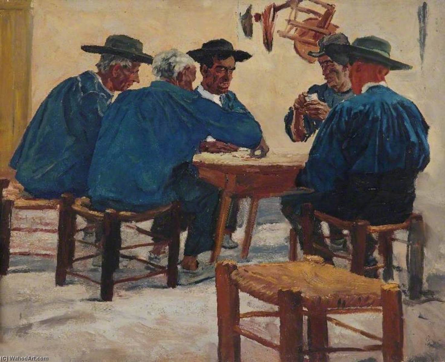 The Card Players — Erich Wolfsfeld