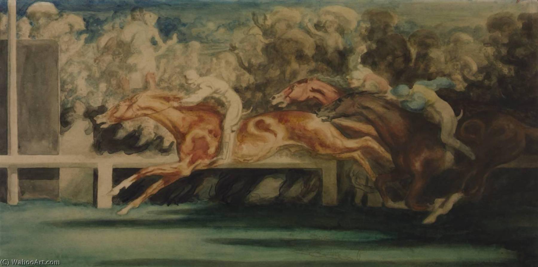 The Finish Of The Horse Race — Louis Anquetin