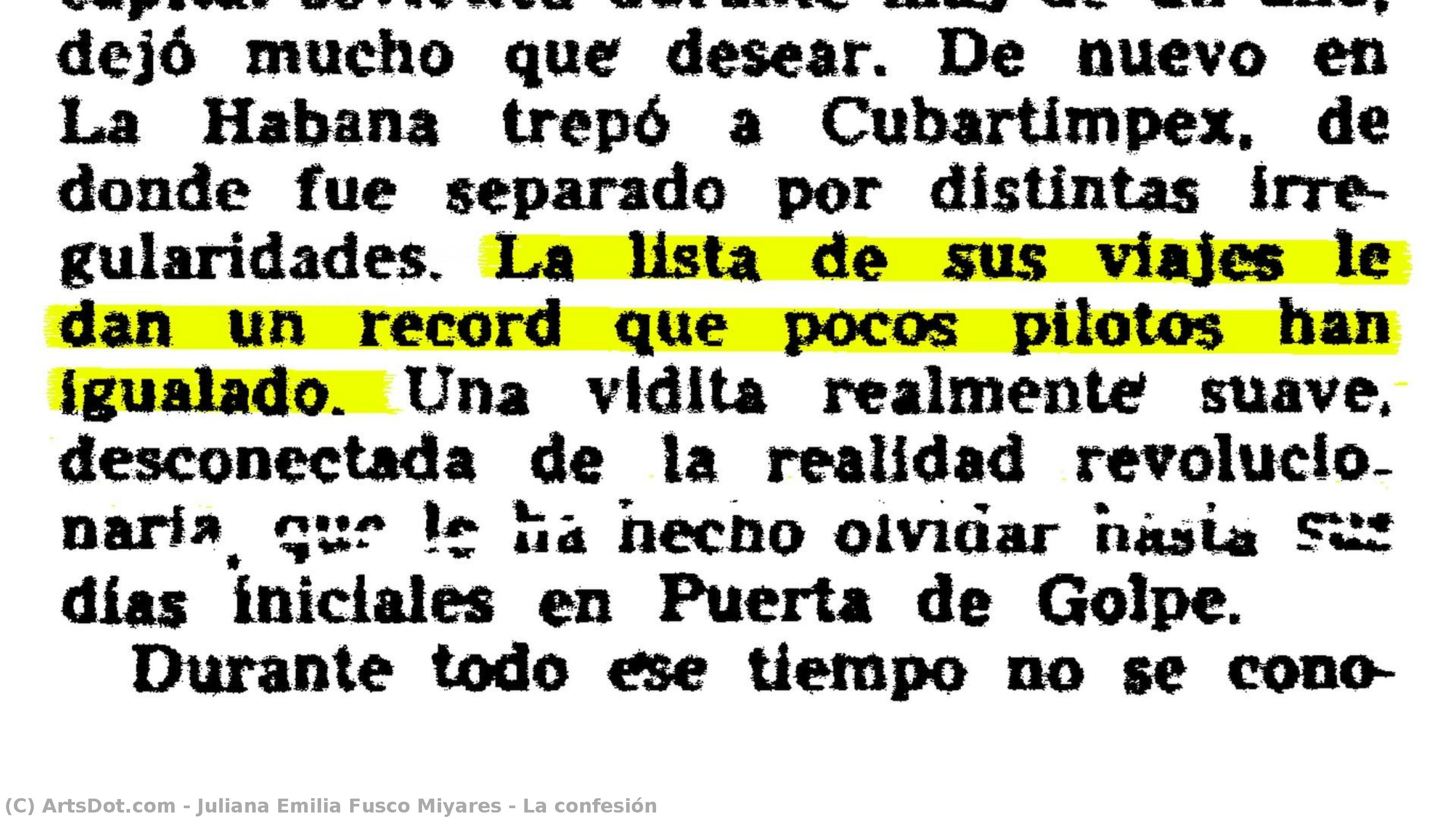 La Confesión — Juliana Emilia Fusco Miyares