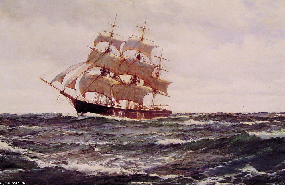 The Glorious Sea — Montague Dawson