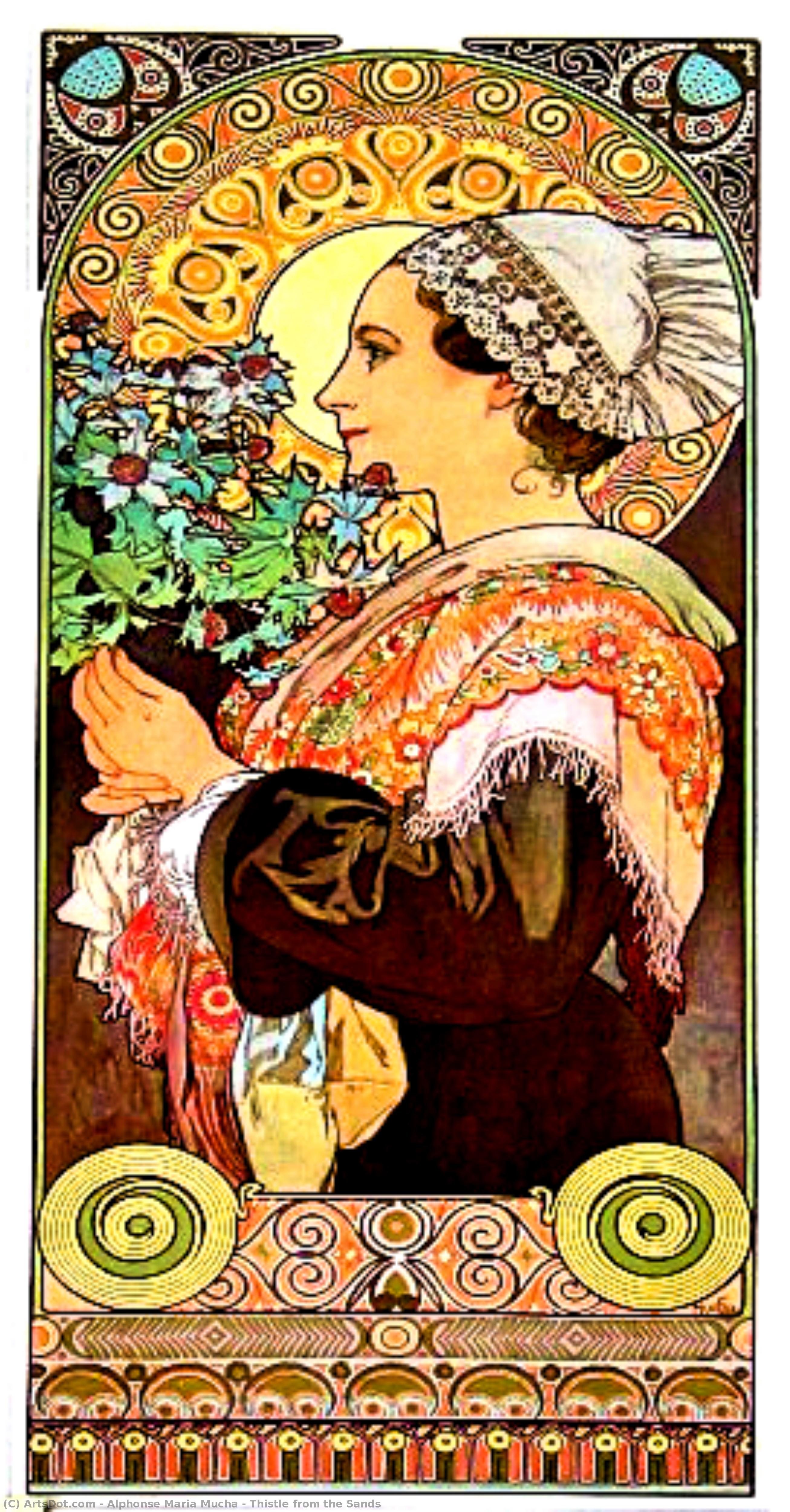 Thistle From The Sands — Алфонс Муха