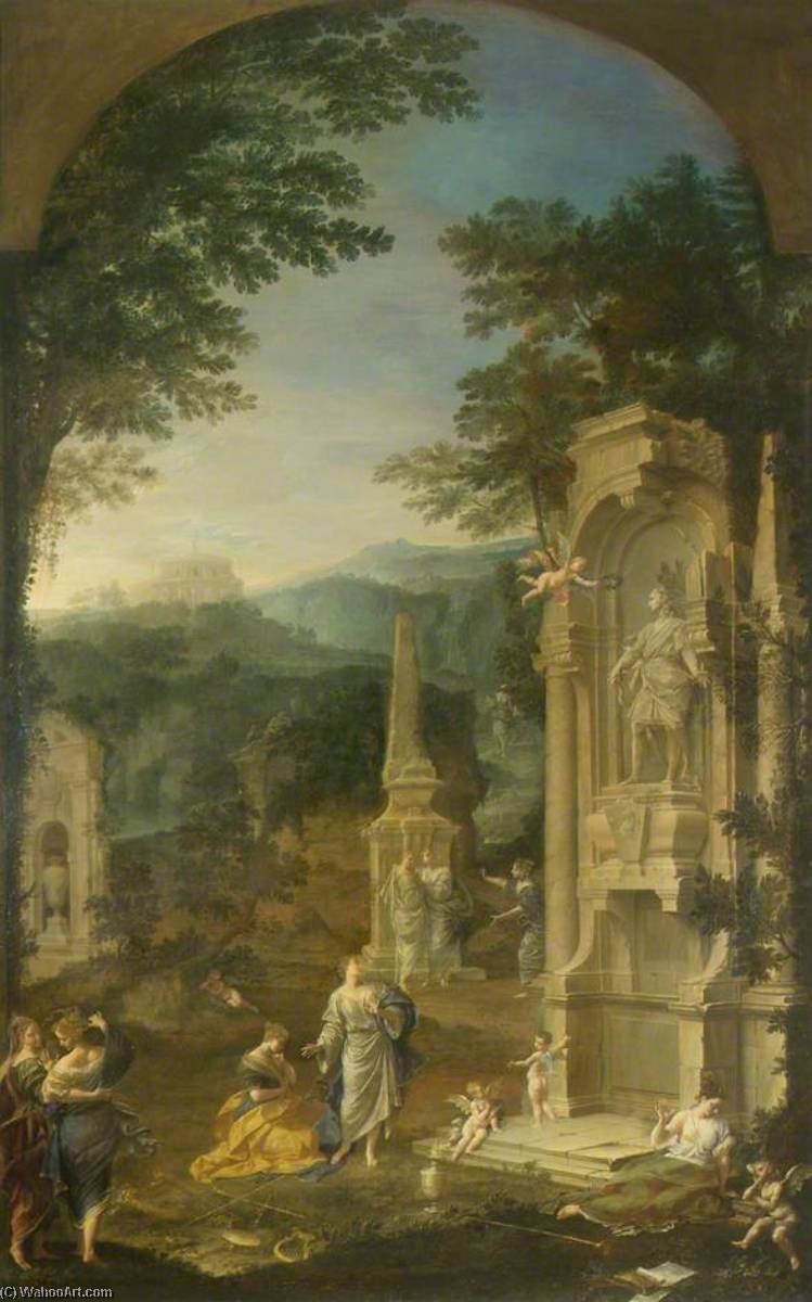 Allegorical Tomb Of Joseph Addison (1642–1719), Essayist And Poet — Donato Creti