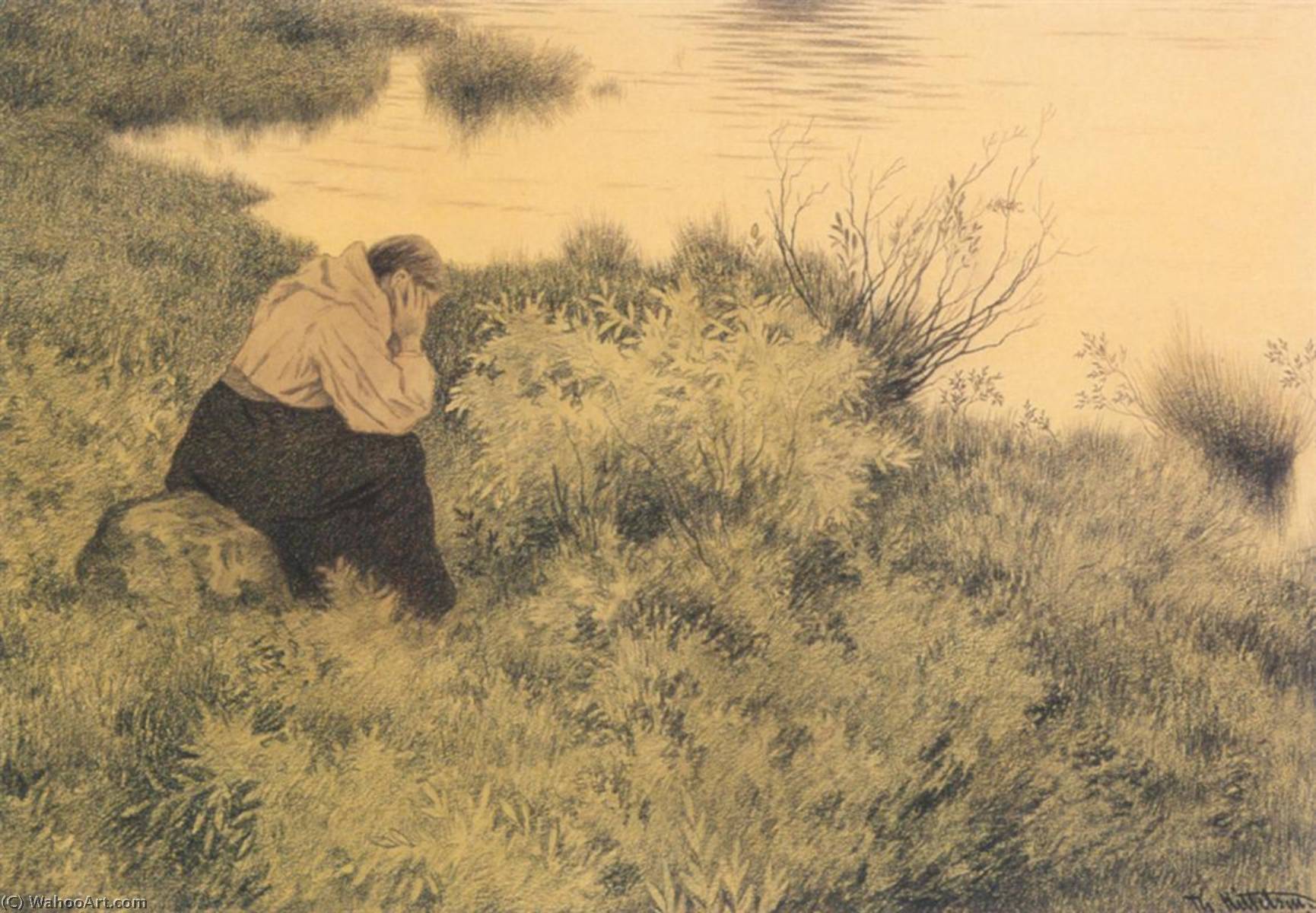 Me, Me, Me, Me They Will Lead Far Away From The Country — Theodor Kittelsen